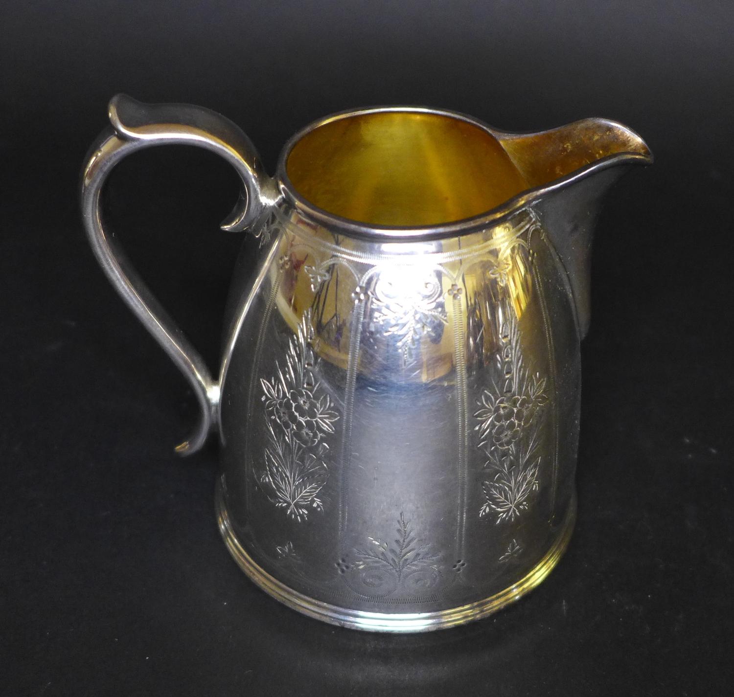 A five piece Elkington Silver plated tea and coffee service, of beehive form with foliate bright cut - Image 9 of 14