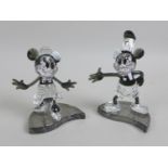 Swarovski Crystal Walt Disney Annual Edition 2013 figures of Mickey and Minnies Mouse entitled