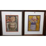 After Graciela Rodo Boulanger, Bird Suite, a pair of colour lithographs, each 31cm x 23cm.