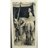 Dame Laura Knight, (1877-1970) The Bareback Rider, etching, signed in pencil, 25.5 x 12.5cm.