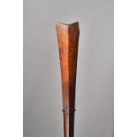 A Tongan hardwood war club,