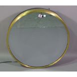 A 20th century back lit circular mirror, 61cm diameter.