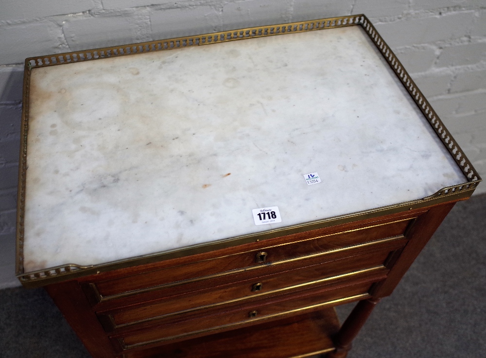 A 19th century French petite commode, - Image 2 of 3