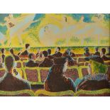 Duncan Grant (1885-1978), At the Ballet - A View from the Stalls, autolithograph printed in colours,