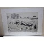 Vincent Haddelsey (1934-2010), Up and Over, lithograph, signed, 23/230, approximately 19 by 29cms,