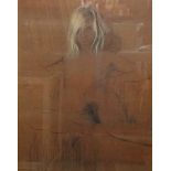 Nicholas Egon (1912-?), Seated nude, pastel, 86cm x 66cm.