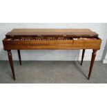 Robert Hardy & Co, a 20th century walnut framed clavichord,