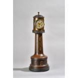 A French bronzed 'lighthouse' automaton 8 day mantel clock, circa 1900,