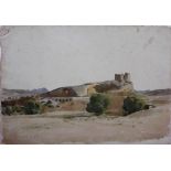 Paul Alfred de Curzon (1820-1895), Ruines de Chateau,