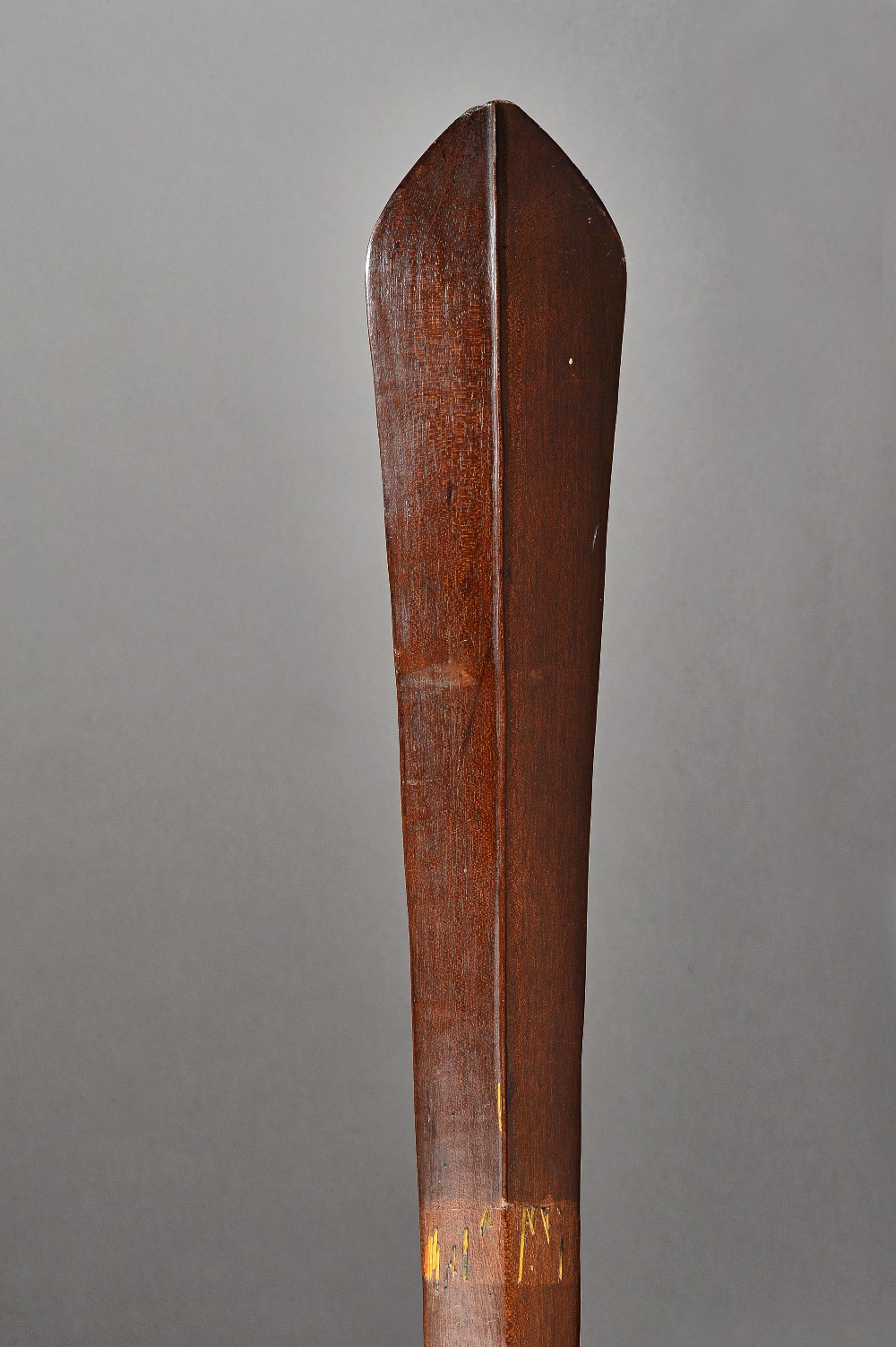 A Solomon Islands hardwood club of oval section,