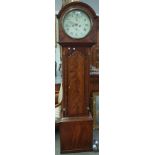 David King Montrose, a late George III Scottish 8 day mahogany longcase clock,