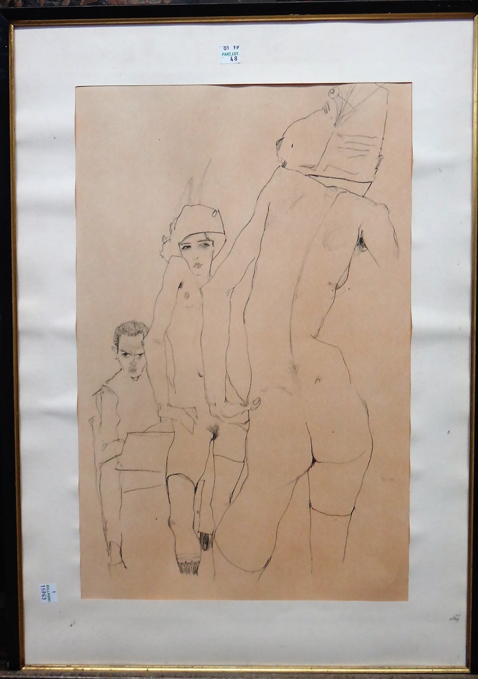 After Egon Schiele, a group of three prints, various sizes. - Image 3 of 4