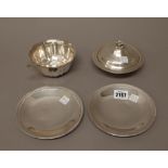 Foreign wares, comprising; a pair of Egyptian circular dishes, an Egyptian bowl,