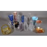 Glassware, including; mostly 20th century,