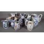 Ceramics, including a large group of Victorian and later jugs of varying sizes, including Wedgwood,
