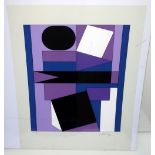 Victor Vasarely (Franco-Hungarian 1908-1997), Abstract Composition, colour screenprint, signed,