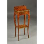 A 19th century French marquetry inlaid kingwood lady's writing desk,