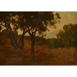 Paul Alfred de Curzon (1820-1895), An Italianate coastal landscape with figure, oil on canvas,