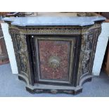 A mid-19th century French side cabinet,