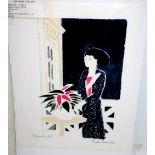 Andre Brasilier (French 1929-2004), Nocturne, colour lithograph circa 1981, EA, signed,