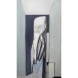 Fritz Frohlich (1910-2001), Johanna, oil on canvas, signed and dated '75, 109cm x 66cm.