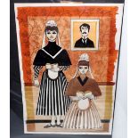 Peter Rice (1928-2015), Costume designs for The Young Visitors, Rickamere Hall Servants,