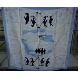 Six 'Escada' Italian silk lady's scarves, animal and nautical subjects,