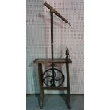 Industrial interest, an early 20th century treadle powered machine possibly for tattoos.