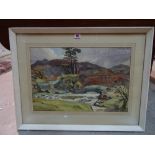 S. Buckley (20th century), Watendlath, watercolour, signed, 35cm x 53cm.