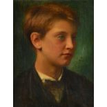 Paul Alfred de Curzon (1820-1895), Henri de Curzon, enfant, oil on canvas, 40cm x 31cm.