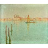 Tom Robertson (1850-1947), Venice from the lagoon, oil on canvas, signed, 62cm x 75cm.