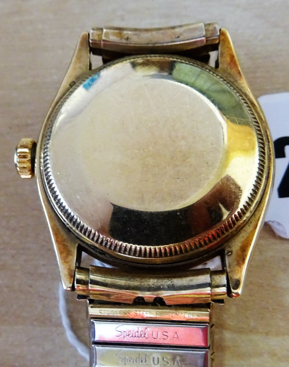 A Rolex Oyster Perpetual gold cased gentleman's wristwatch, - Image 2 of 4