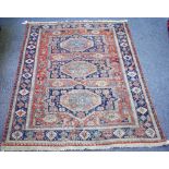An antique Soumac carpet, possibly South Caucasian,
