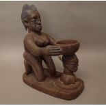 A Nigerian Yoruba tribal wooden figure,