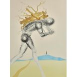 Salvador Dali, Issachar (From "The Twelve Tribes of Israel"), etching and drypoint,
