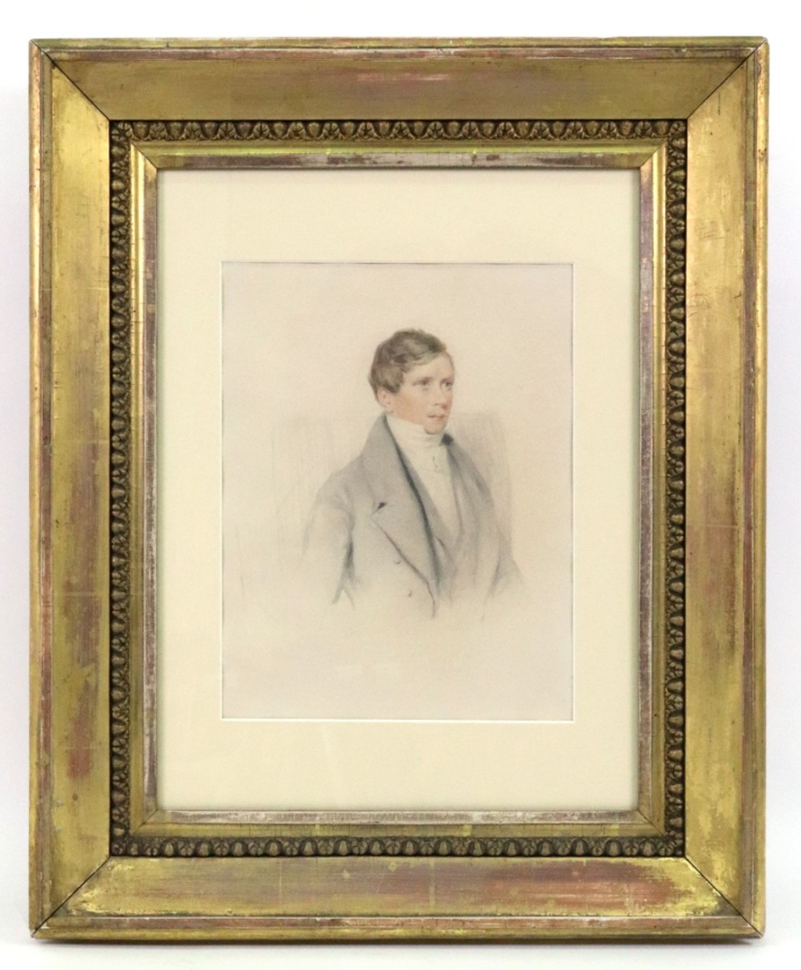 Thomas Crane (British, 1808-1859), A portrait of Mr John Townshend, - Image 2 of 2