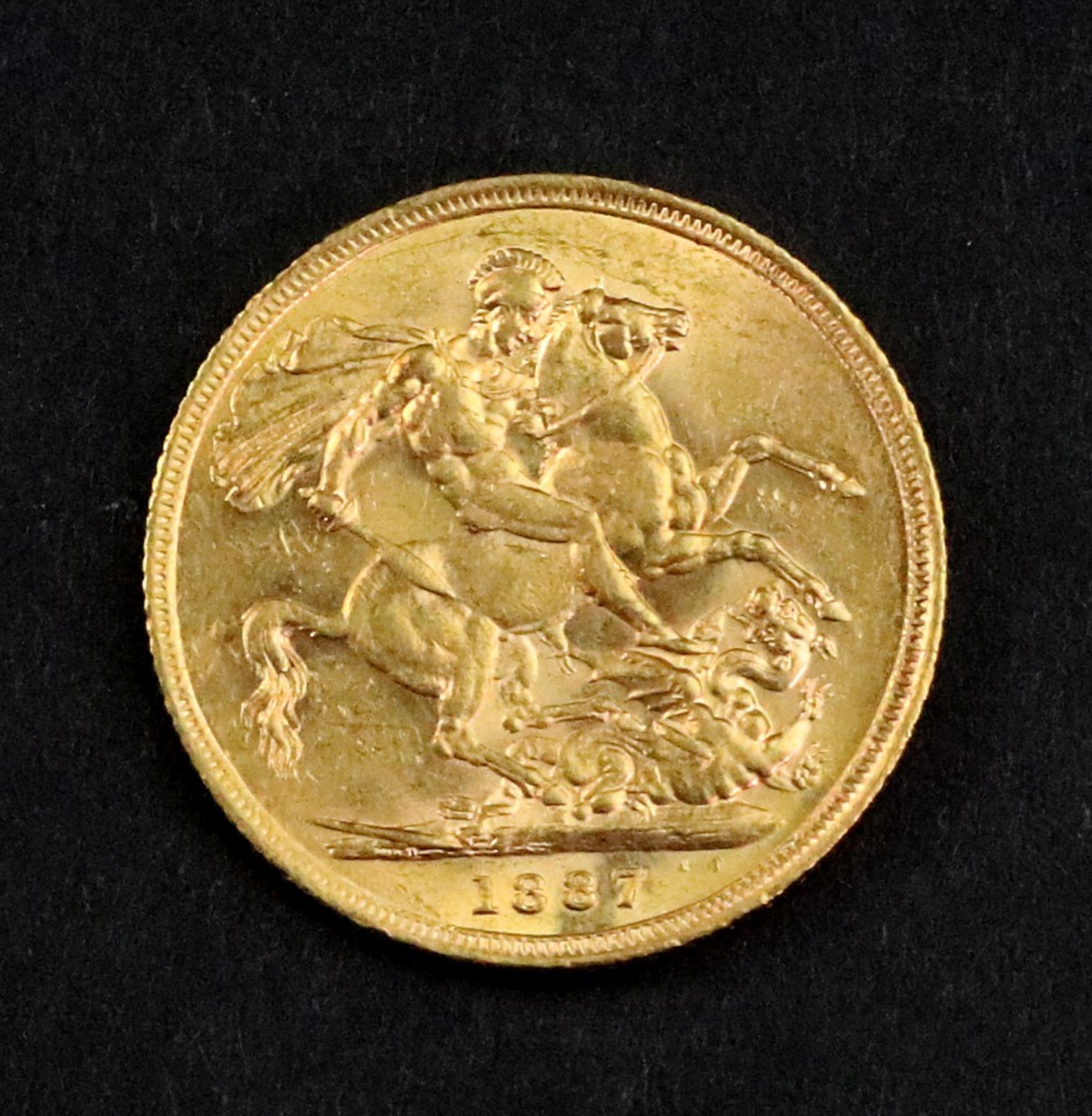 Queen Victoria sovereign 1887.