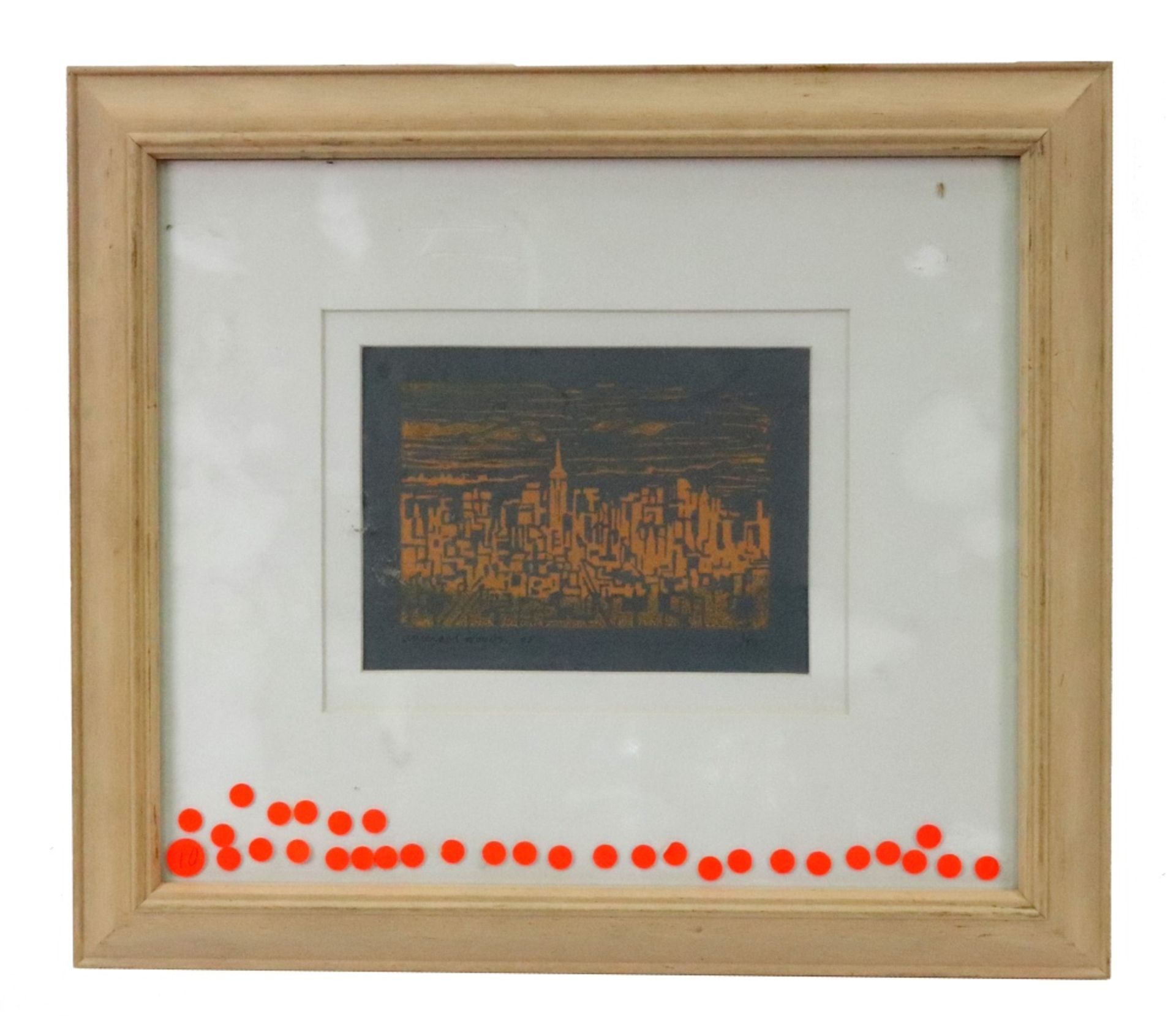 Michael Woods (British, 20th Century), Manhattan, signed and numbered in pencil 'Michael Woods, 98, - Image 4 of 4