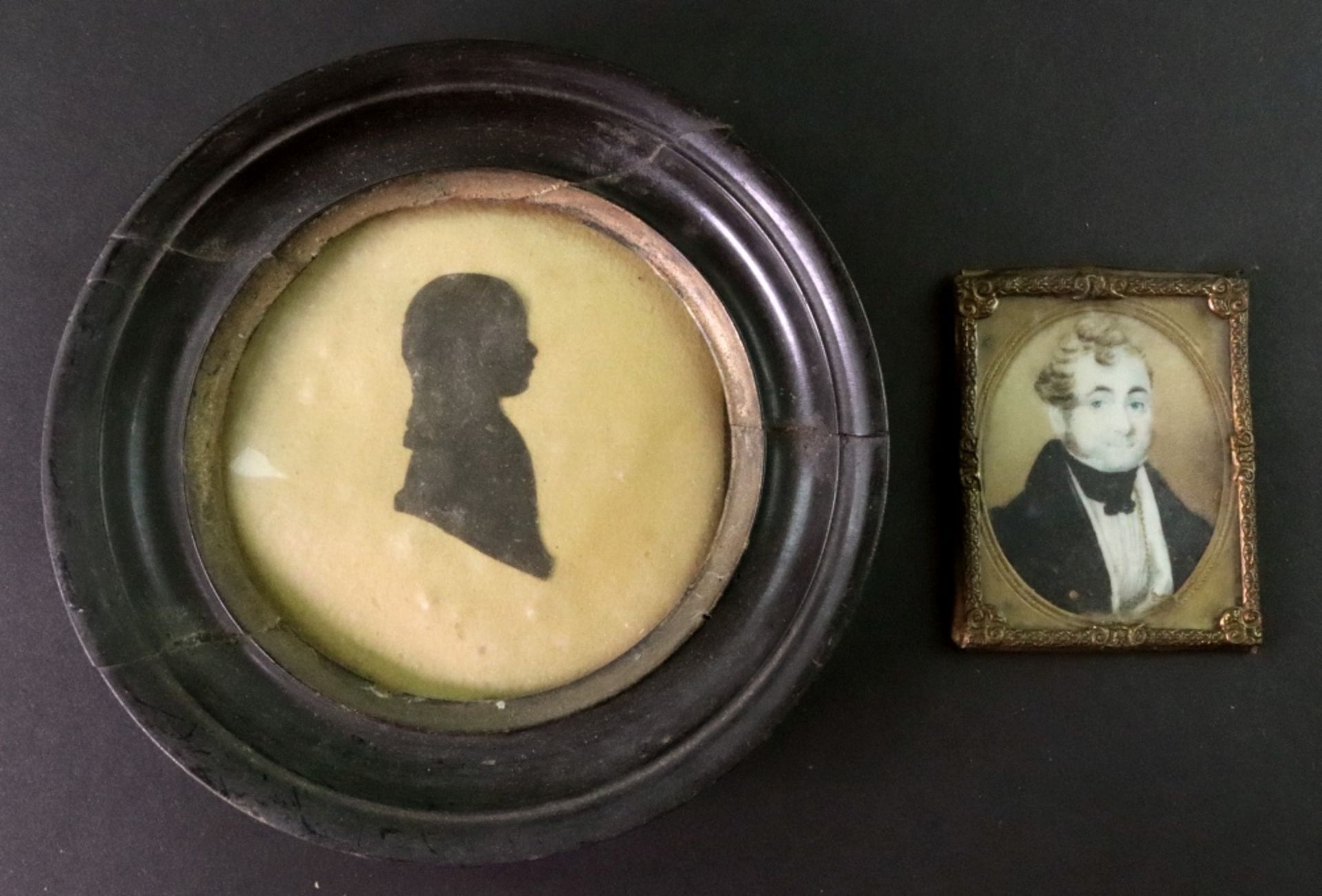 English School, late 18th/early 19th Century, A portrait miniature of a gentleman, watercolour, 5. - Image 3 of 3