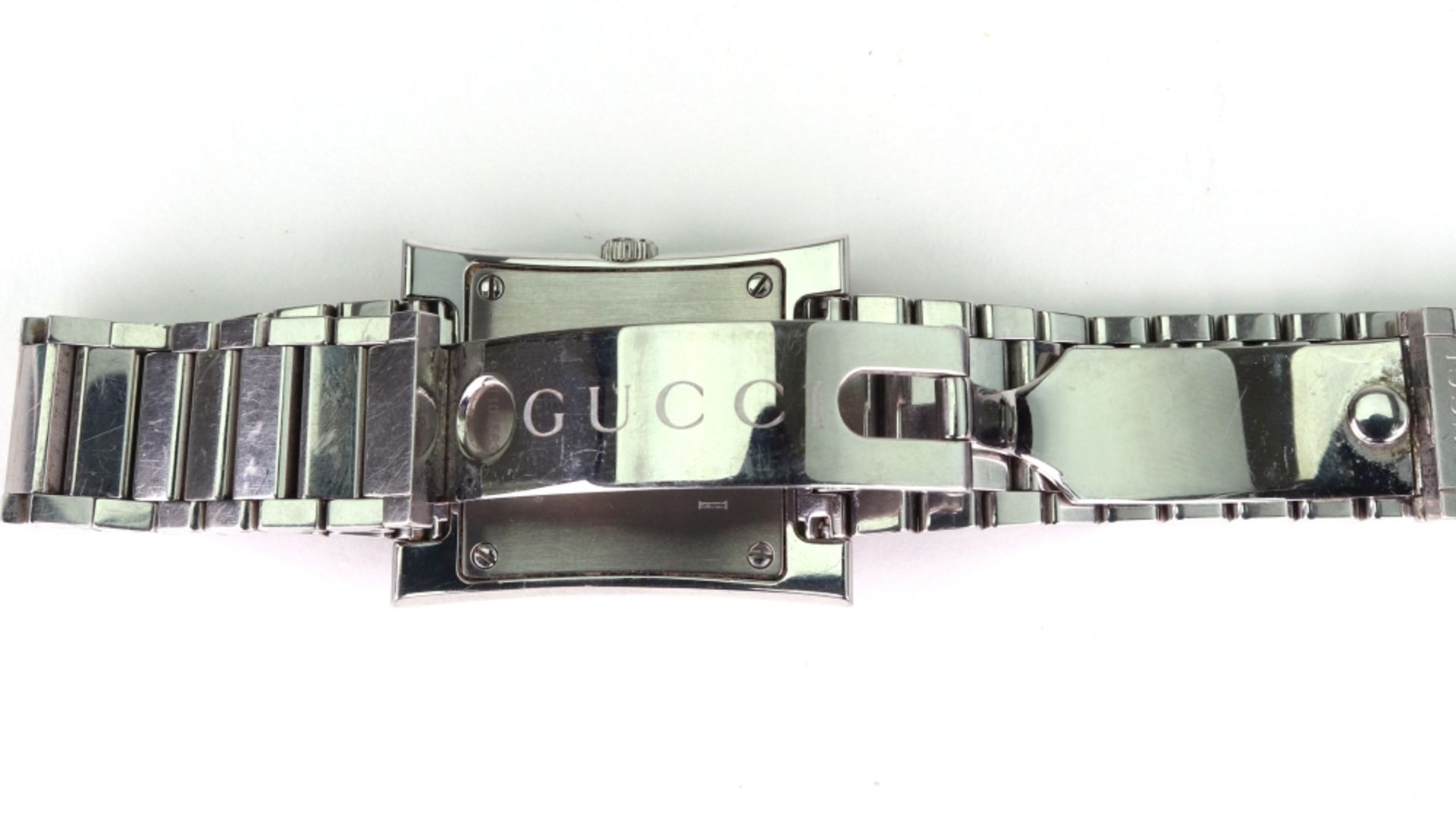 Gucci; a lady's stainless steel quartz bracelet wristwatch, - Image 3 of 6