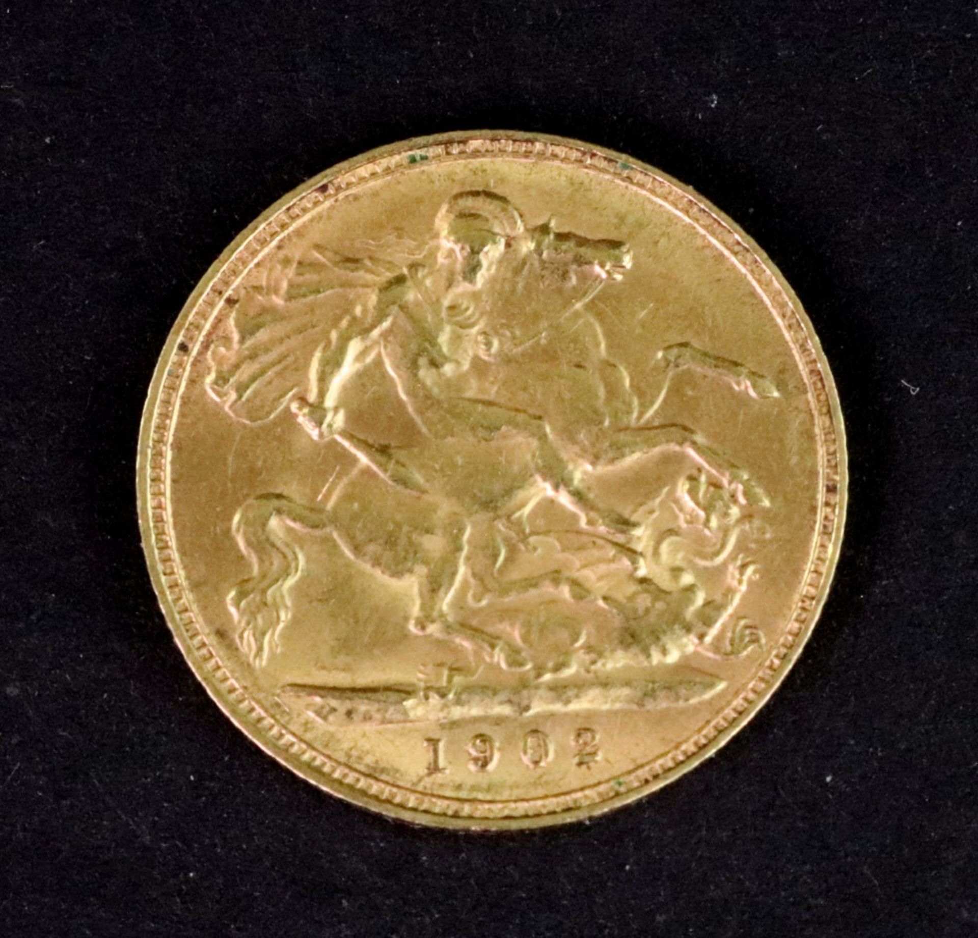 Edward VII half sovereign 1902.