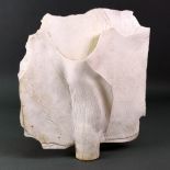 Italian School, 20th Century, A white vase of abstract form,
