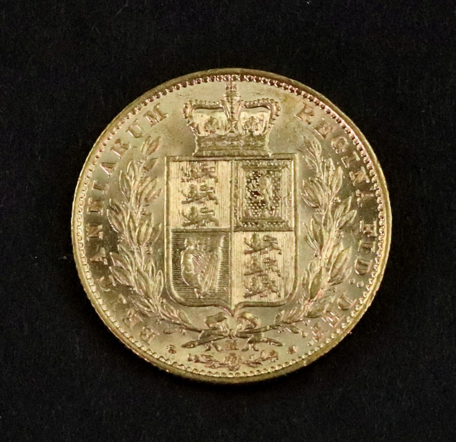 Queen Victoria sovereign 1883.