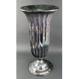 An Alfredo Rossi silvered lustre glass v