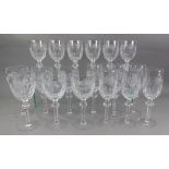 A suite of Waterford cut table glass, th