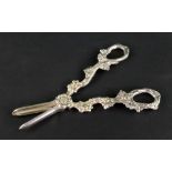 A pair of silver grape shears, Birmingha