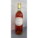 One bottle 1980 Chateau Raymond - Lafon Meslier Sauternes.