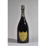 One Jeroboam 1993 Dom Perignon vintage champagne in a presentation case.