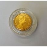 An Elizabeth II proof half sovereign 1980.