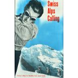 HANS AESCHBACH (1911 - 1999) 'Swiss Alps Calling', ca.